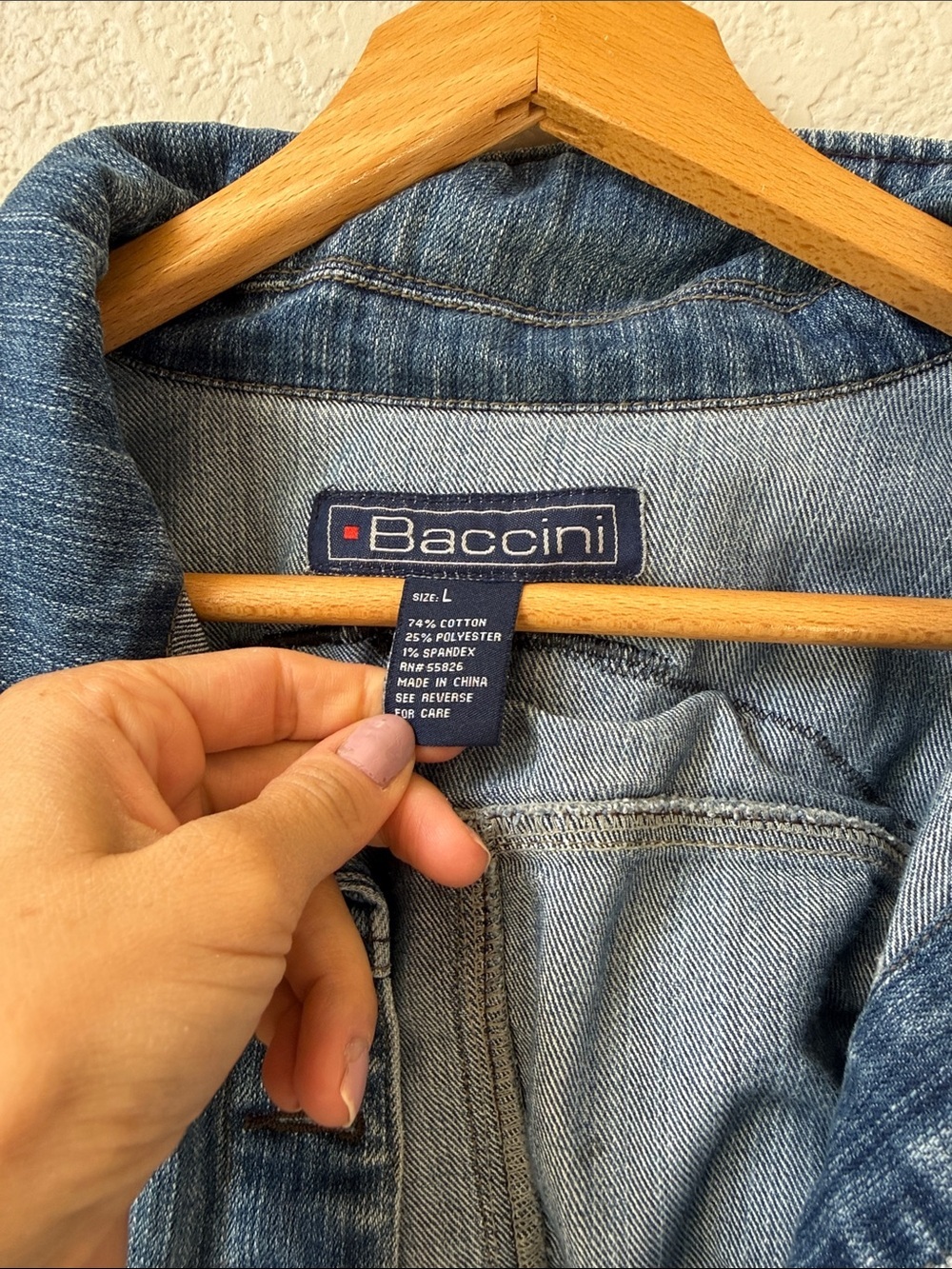 Denim Jacket Handmade Decorations - Picture 4 of 6